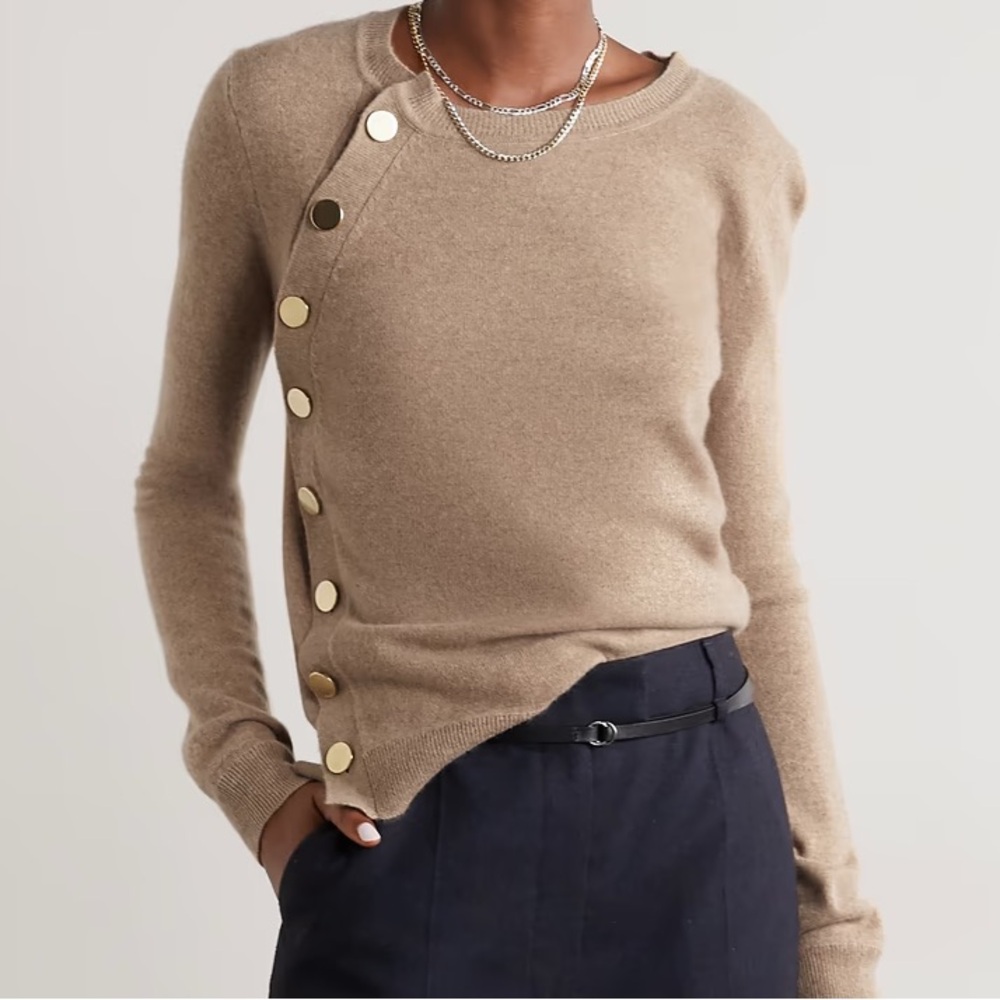 Altuzarra Minamoto Buttoned Cashmere Sweater